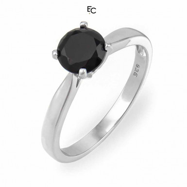 Set in sterling silver with black Zircon stones (01-2491BLK) | price 149lei | iShop24